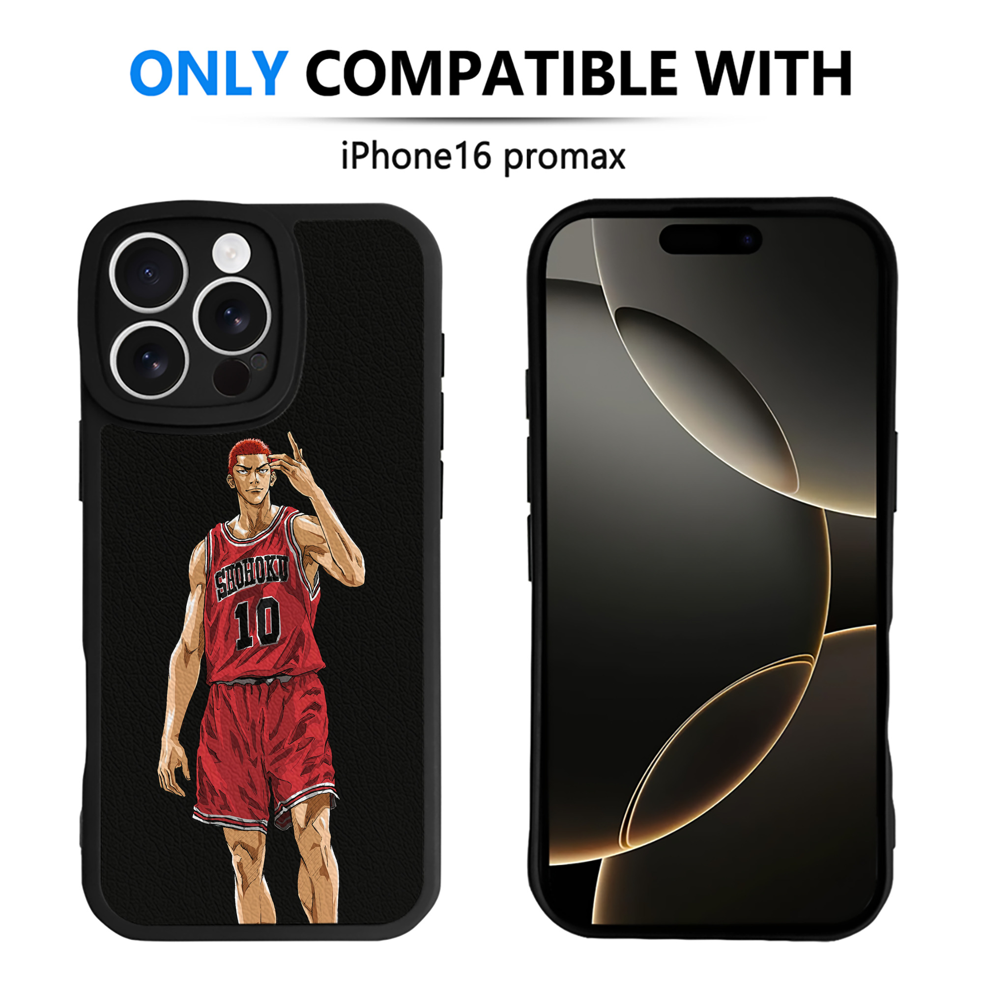 （画像用） SLAM DUNK／スラムダンク 【iPhone 16シリーズ対応】シリコンスマホケース（レザー調） 材質：シリコン